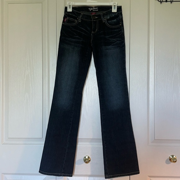 Tyte Jeans Low Rise Dark Wash Bootcut Jeans - Picture 1 of 6
